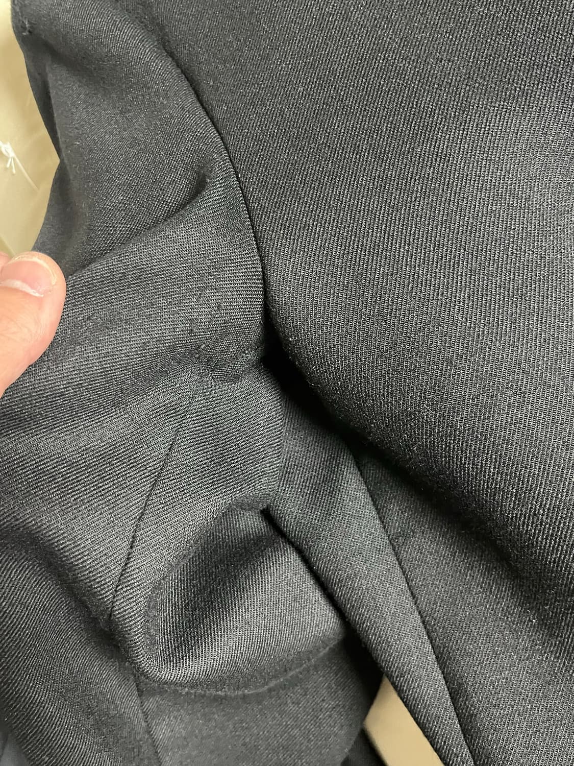 [46] 디스트로이드 오버 코트 블랙 상품이미지9