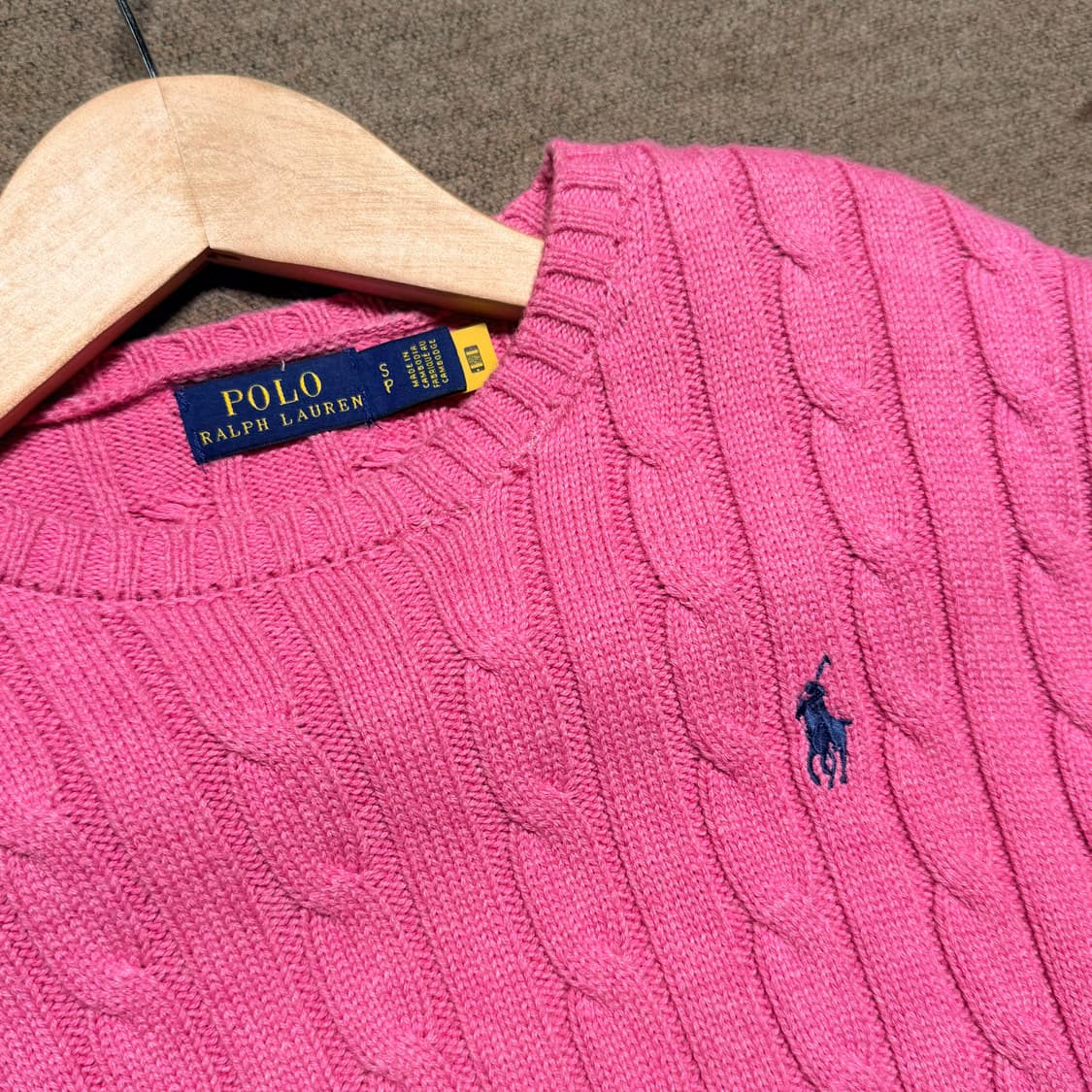 폴로랄프로렌 여성 케이블 니트 s 상품이미지2