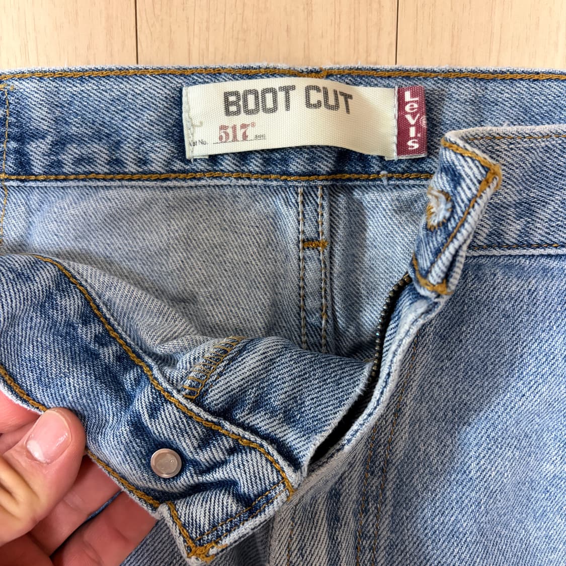 리바이스 517 데님 w36 연청 상품이미지2