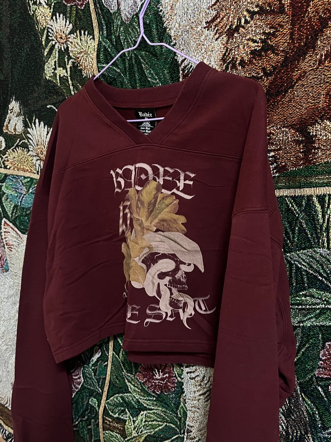 [vintage] Badee sweatshirt Burgundy M 상품이미지2