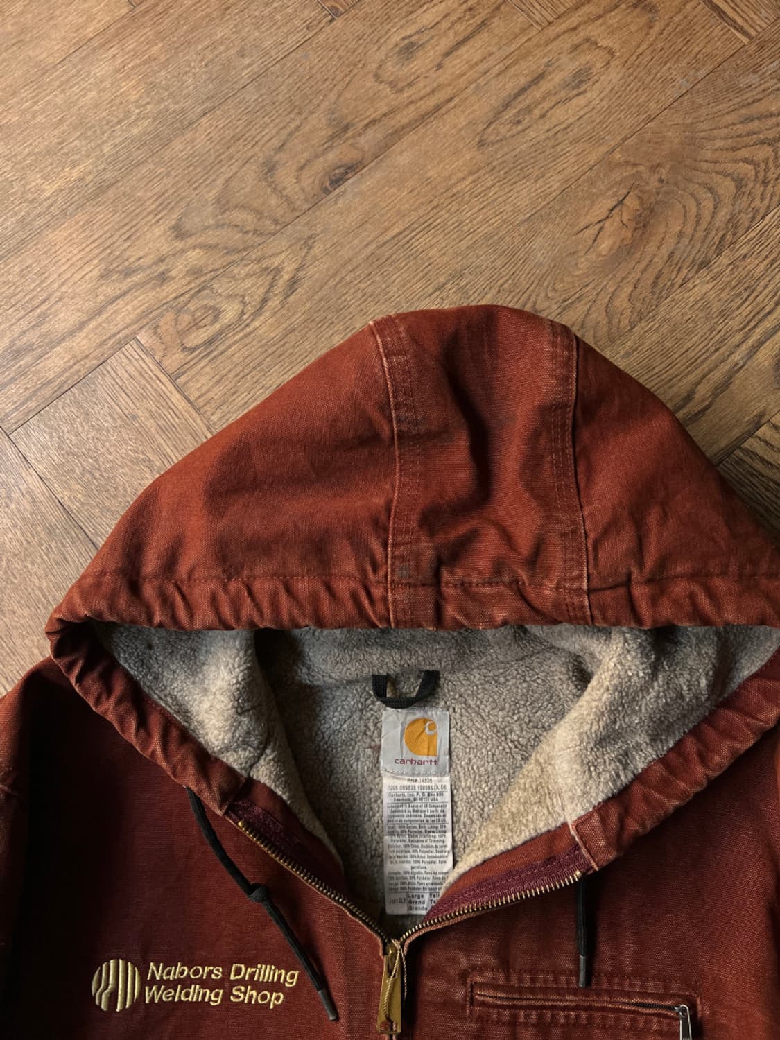 [L]칼하트 J141 시에라 클레이 레드 벽돌색 상품이미지2