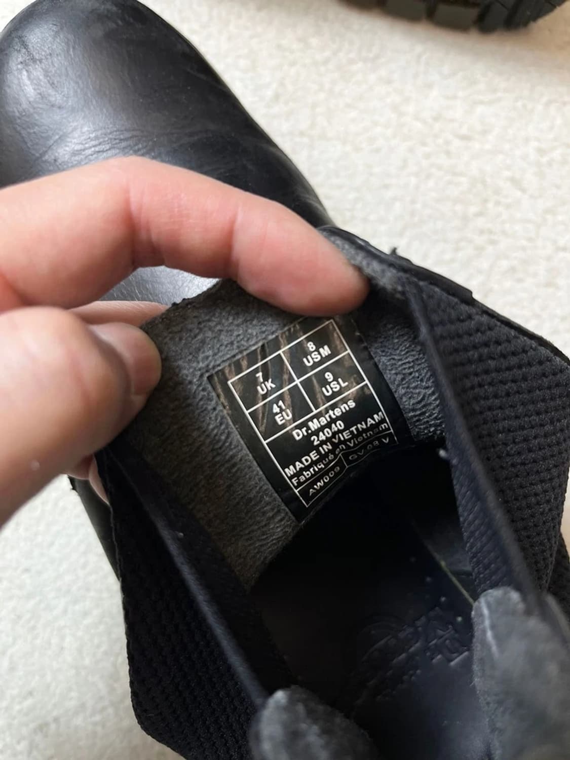 닥터마틴 2976 블랙 나파 첼시 부츠 A1789 상품이미지8