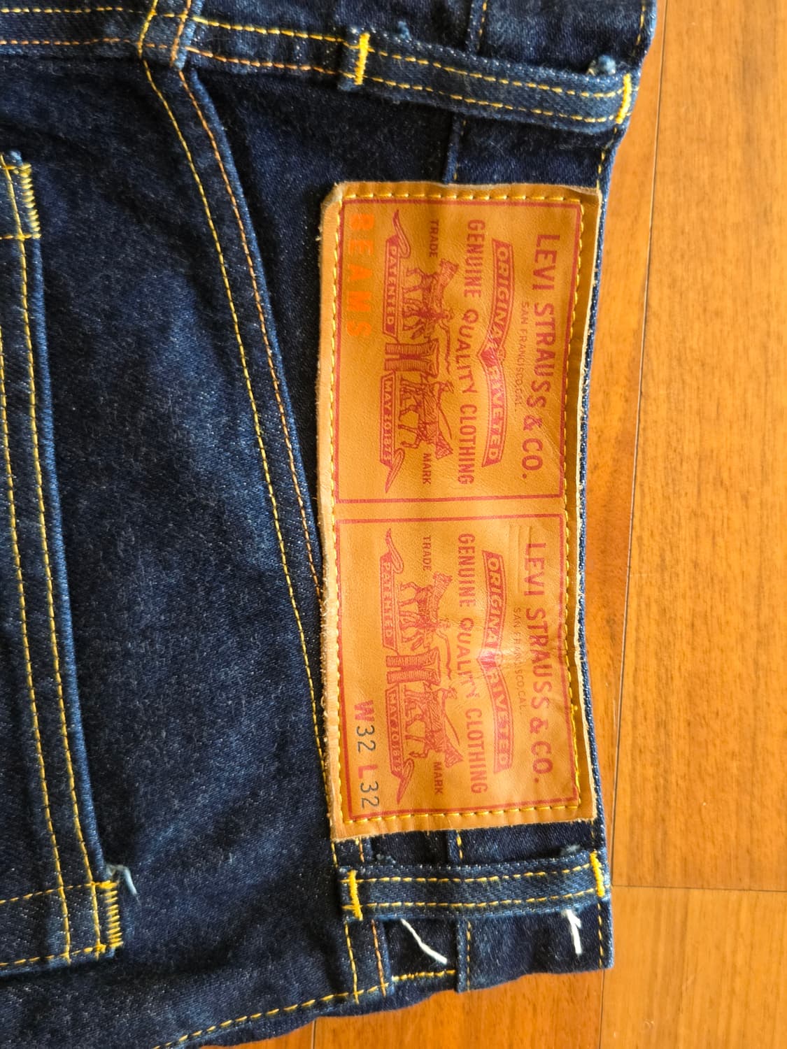 리바이스 x 빔즈 슈퍼와이드v2 데님 32x32 상품이미지8