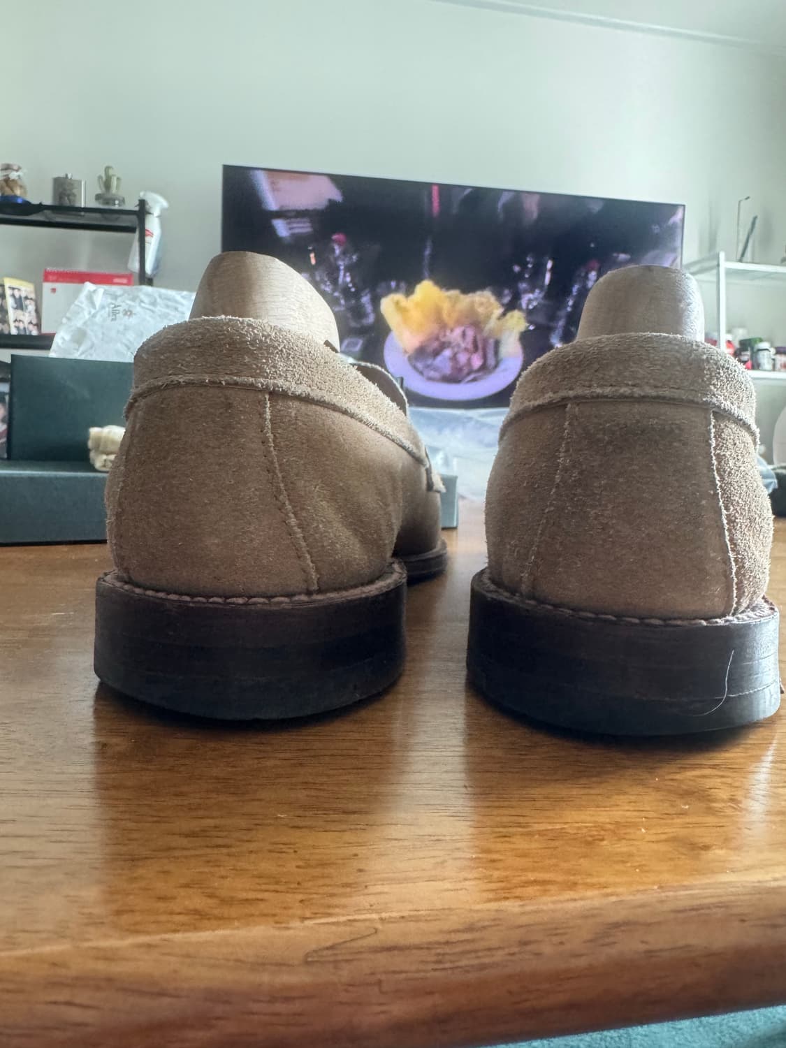 알든 스웨이드 로퍼 6244F 베이지 색상 265mm 상품이미지5