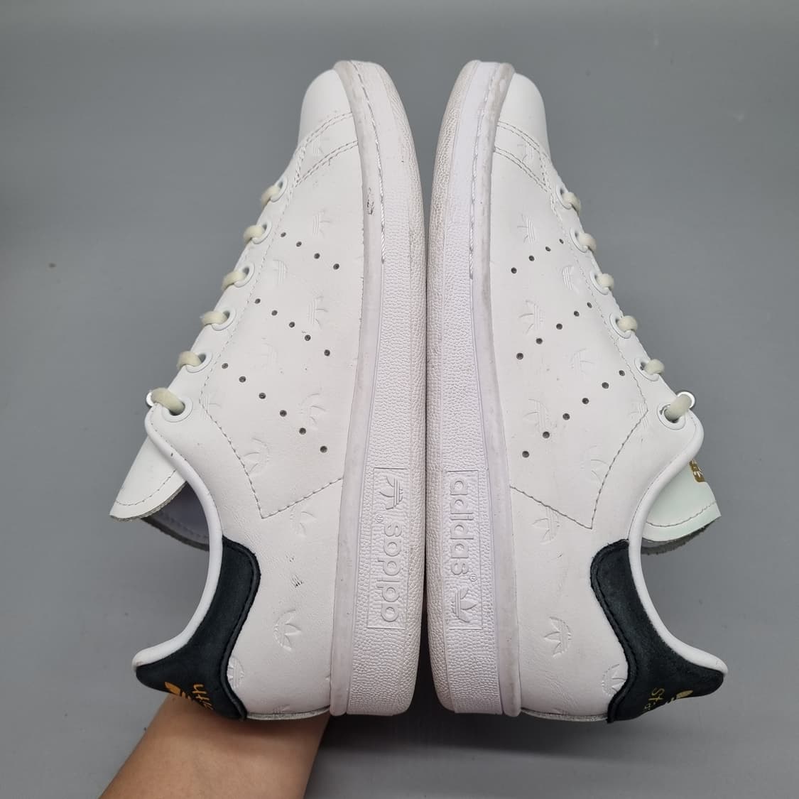 아디다스 스탠스미스 블랙 스니커즈 220 상품이미지5