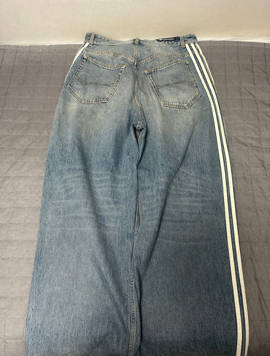 XS)발렌시아가 아디다스 라지베기 연청 상품이미지2