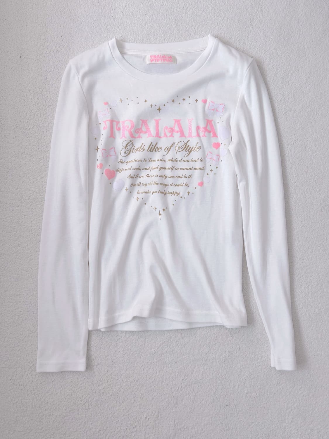 트랄라라 핑크 글리터 롱슬리브 히메갸루  상품이미지1