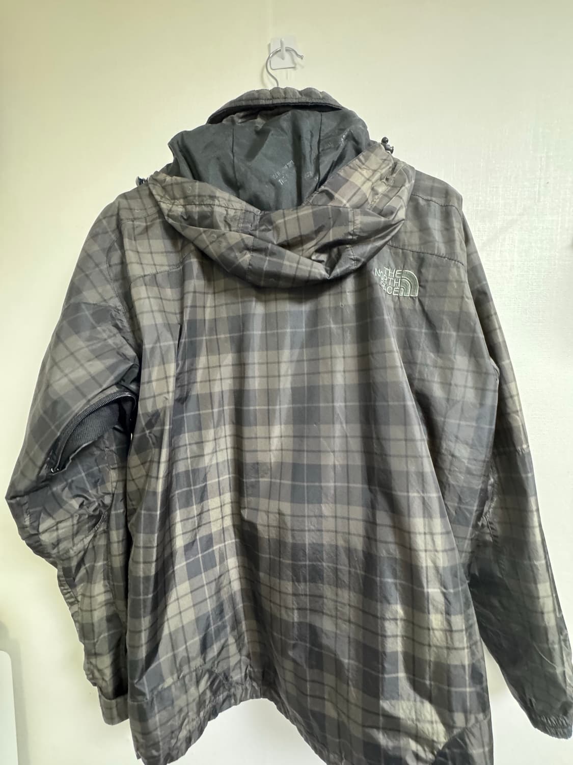 희귀 노스페이스 체크바람막이  상품이미지2