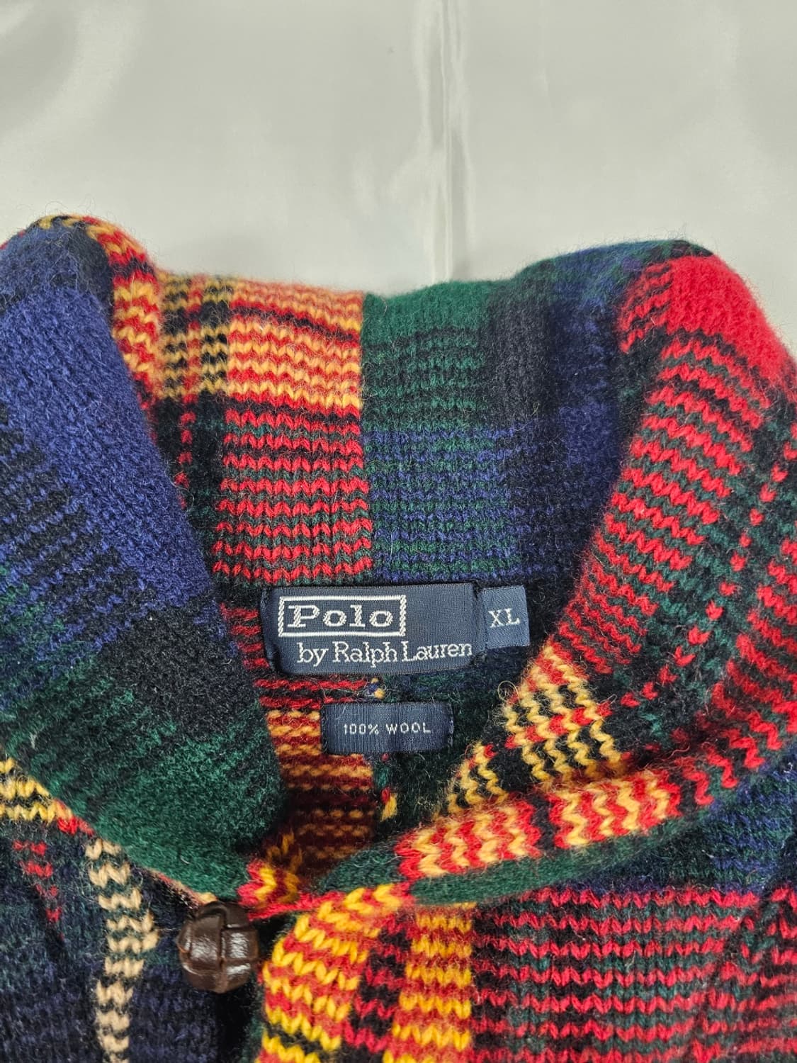 폴로타탄체크숄니트 상품이미지2