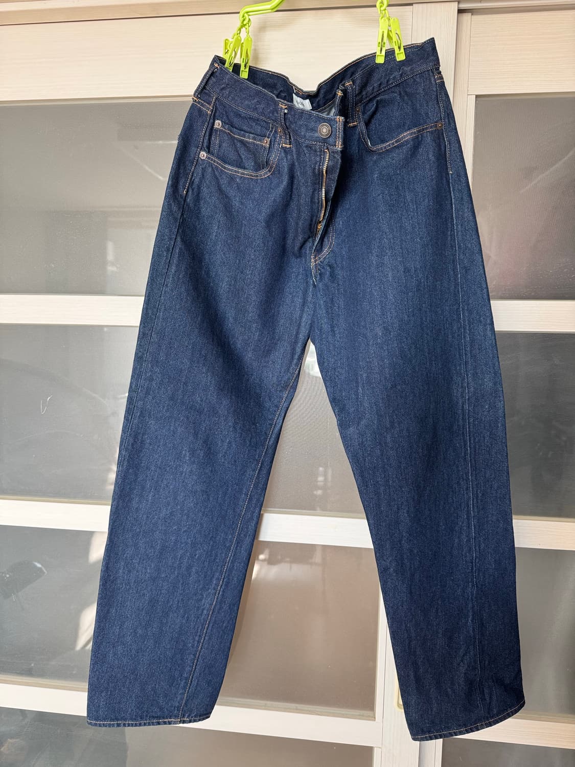 시오타 뉴 테이퍼드 데님 팬츠 네이비 34 상품이미지1