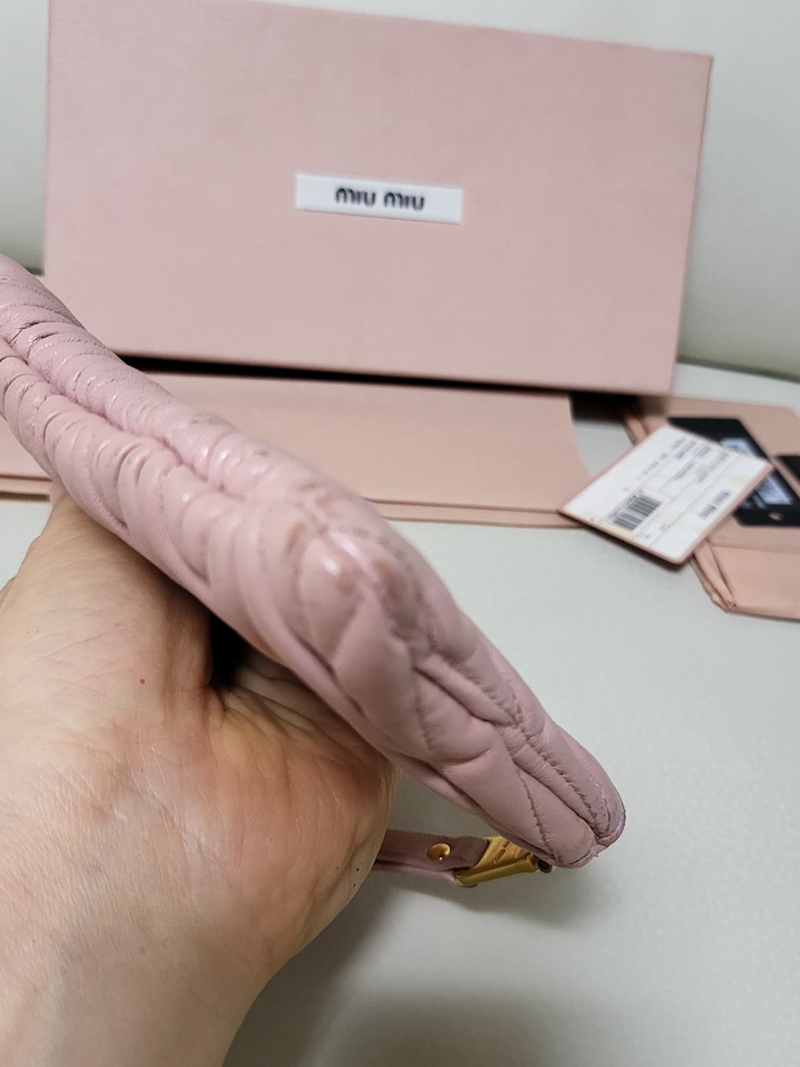 미우미우 파우치지갑 정품 상품이미지7