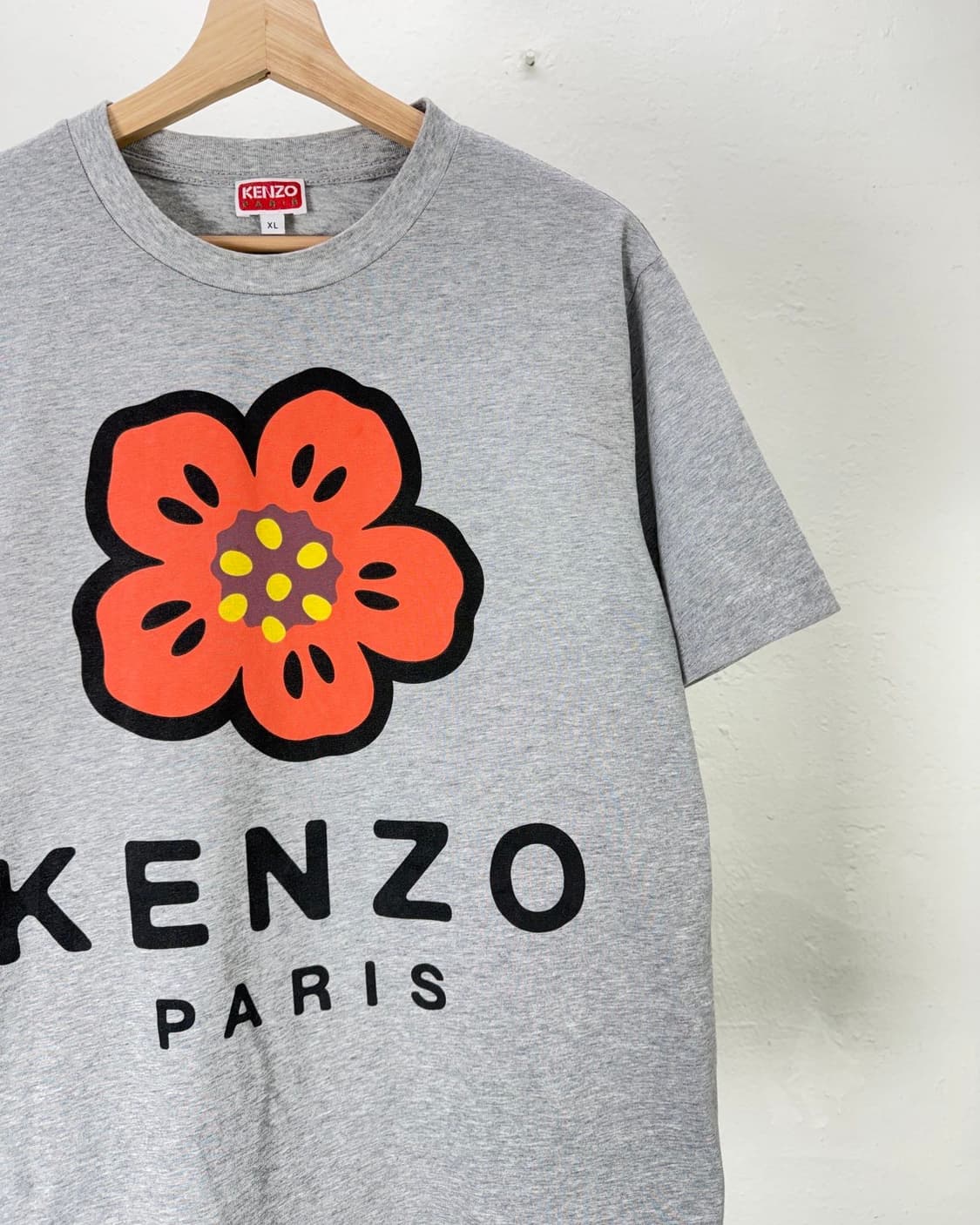 겐조 보크 플라워 코튼 하프 티셔츠 그레이 상품이미지3