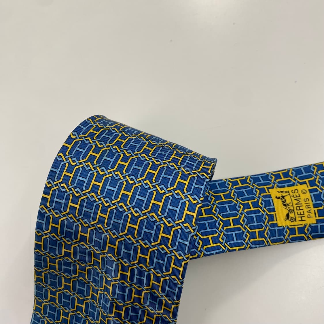 에르메스(HERMES) H모노그램 명품 정품 넥타이 상품이미지7