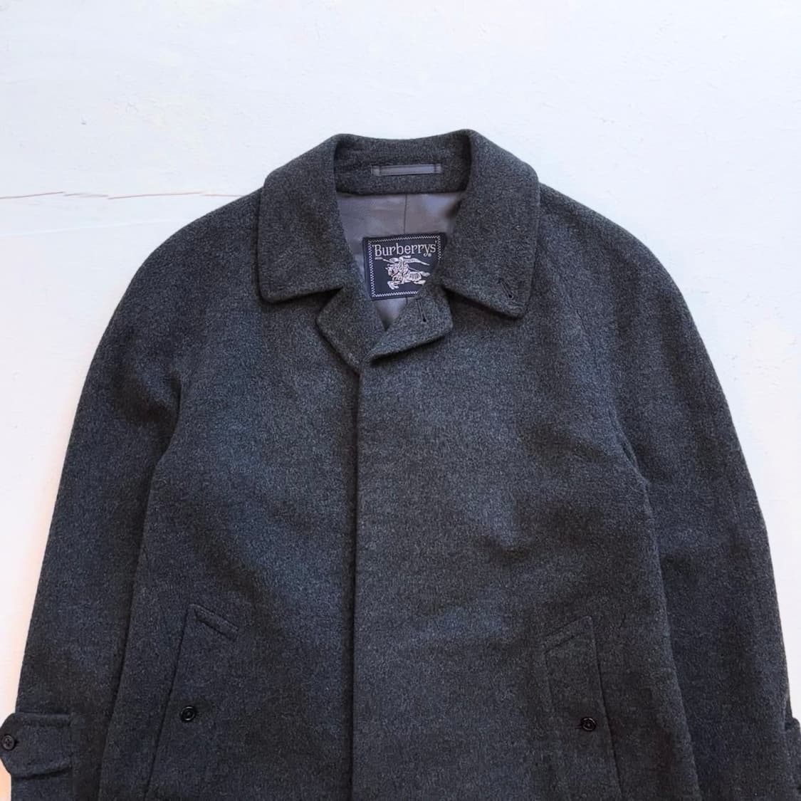 버버리 캐시미어 챠콜 맥 코트 상품이미지1