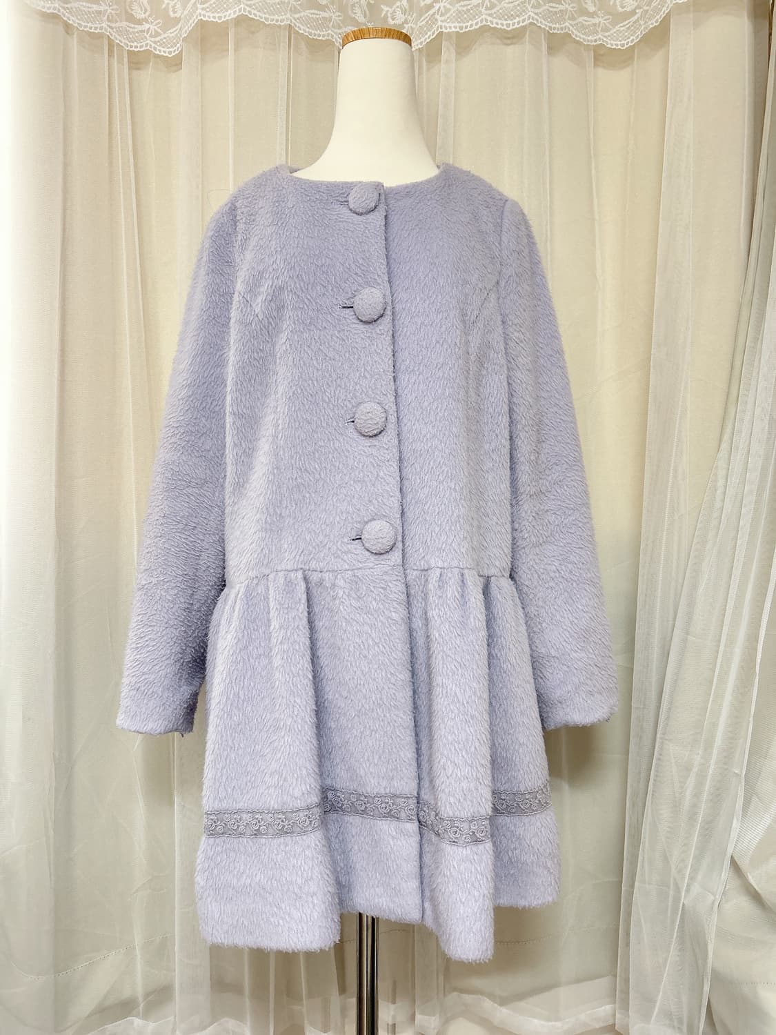 리즈리사 연보라 퍼코트 히메갸루 고전 상품이미지1