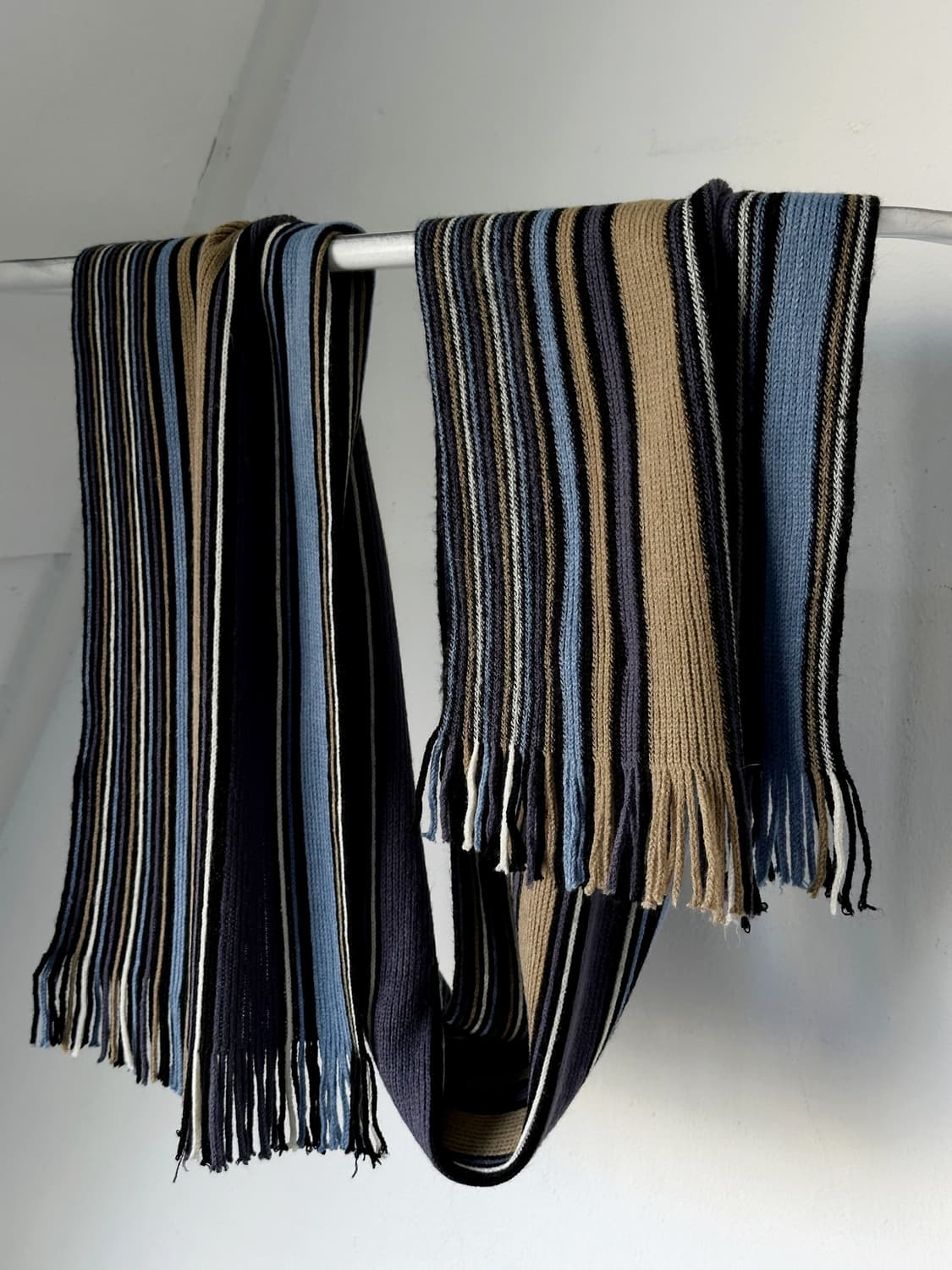 Multi stripe knit muffler 상품이미지6