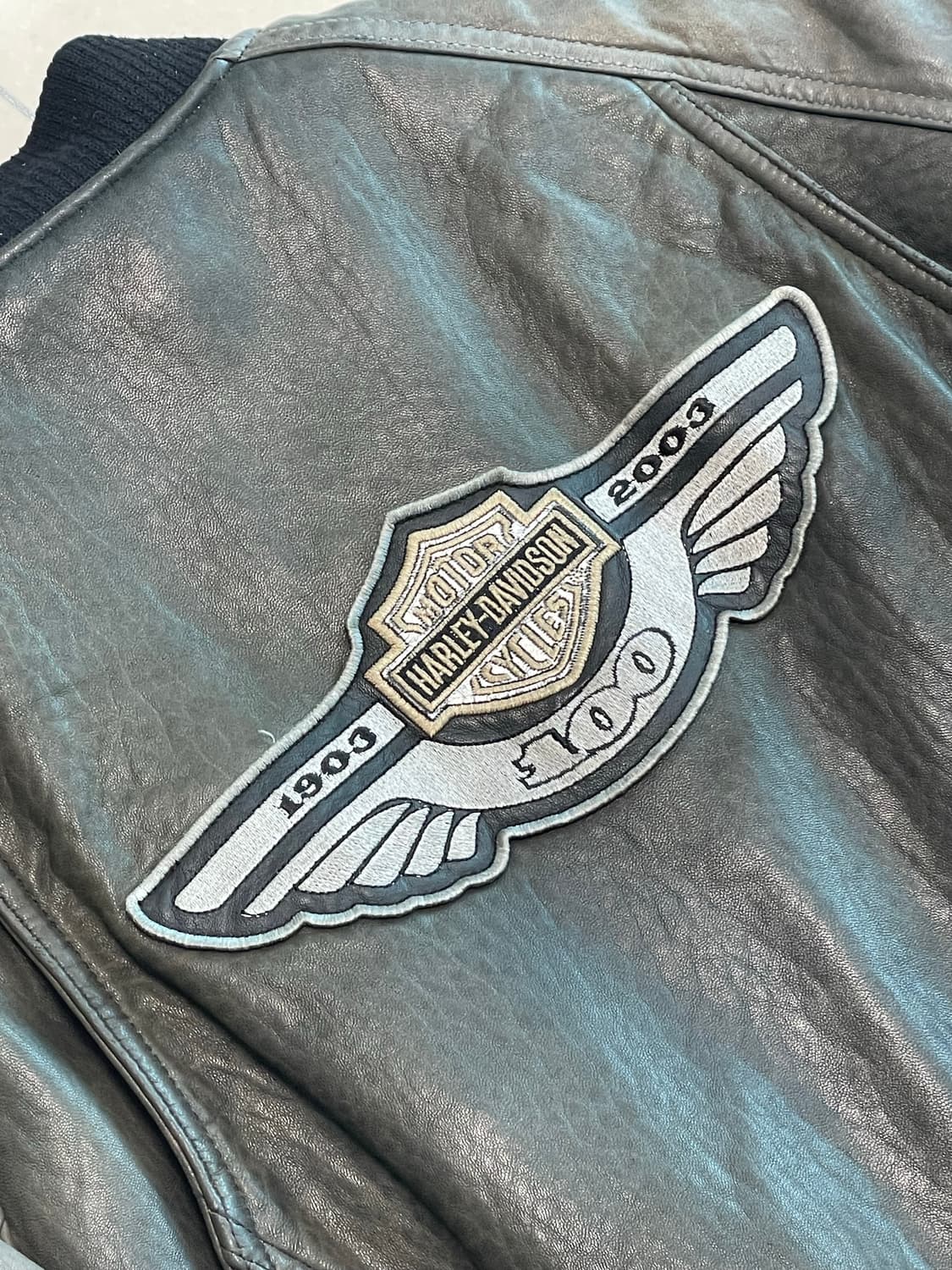 (S) 할리 데이비슨 캐쥬얼 레더 자켓 상품이미지4