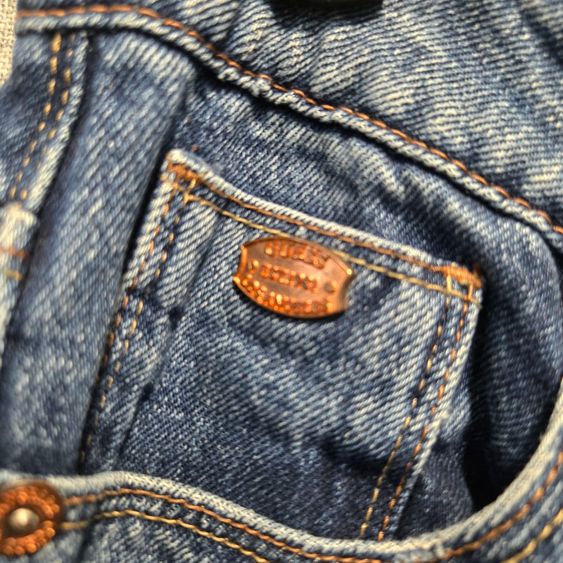 게스 데미지 청바지 데님 팬츠  상품이미지4