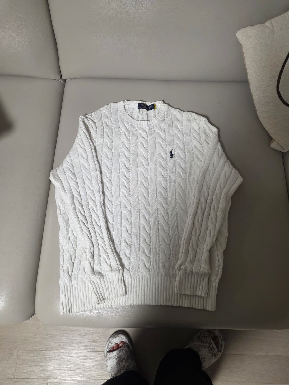 폴로 Polo  케이블 니트 면니트  상품이미지2