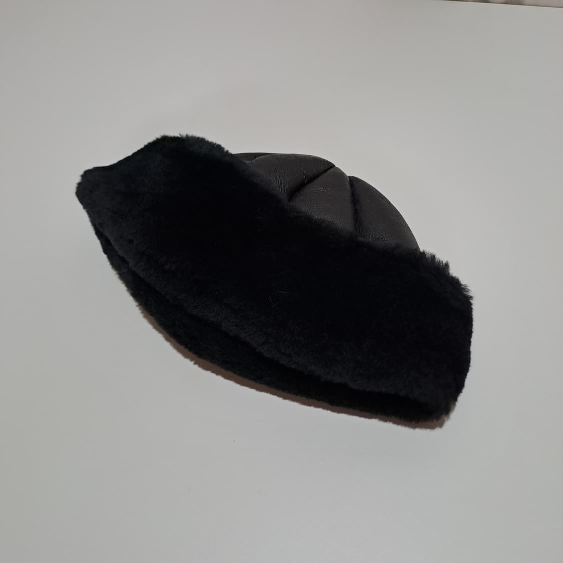 (택포) 리얼 양가죽 양털 무스탕 벙거지 A961 상품이미지3