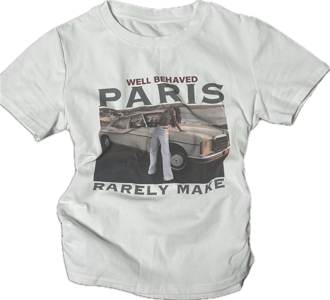 빈티지 반팔 PARIS 상품이미지1