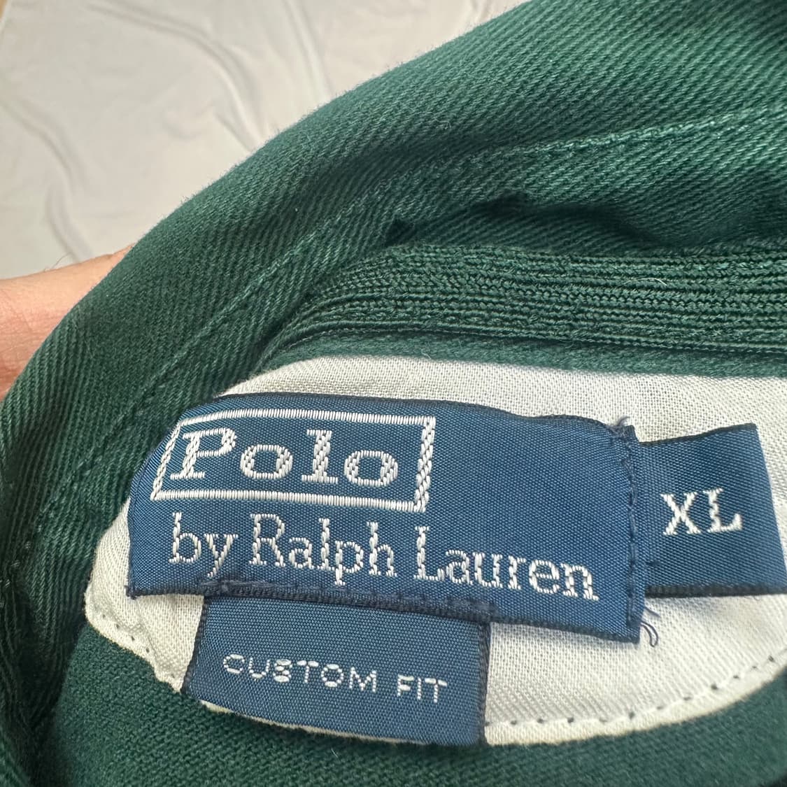 폴로 랄프로렌 그린럭비티 XL 상품이미지4