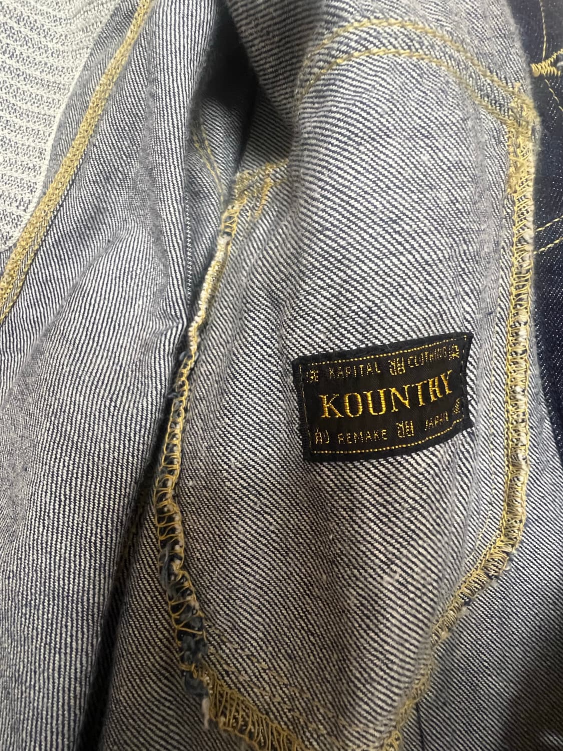 캐피탈 본 데님 자켓  Kapital 11.5 oz. Denim Mex 상품이미지6