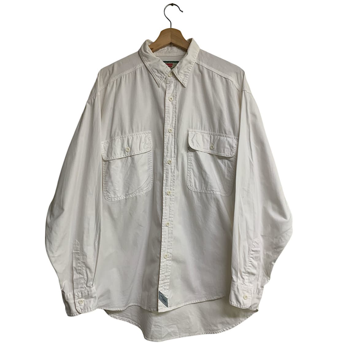 90s 리바이스 화이트탭 셔츠 남방 L 상품이미지1