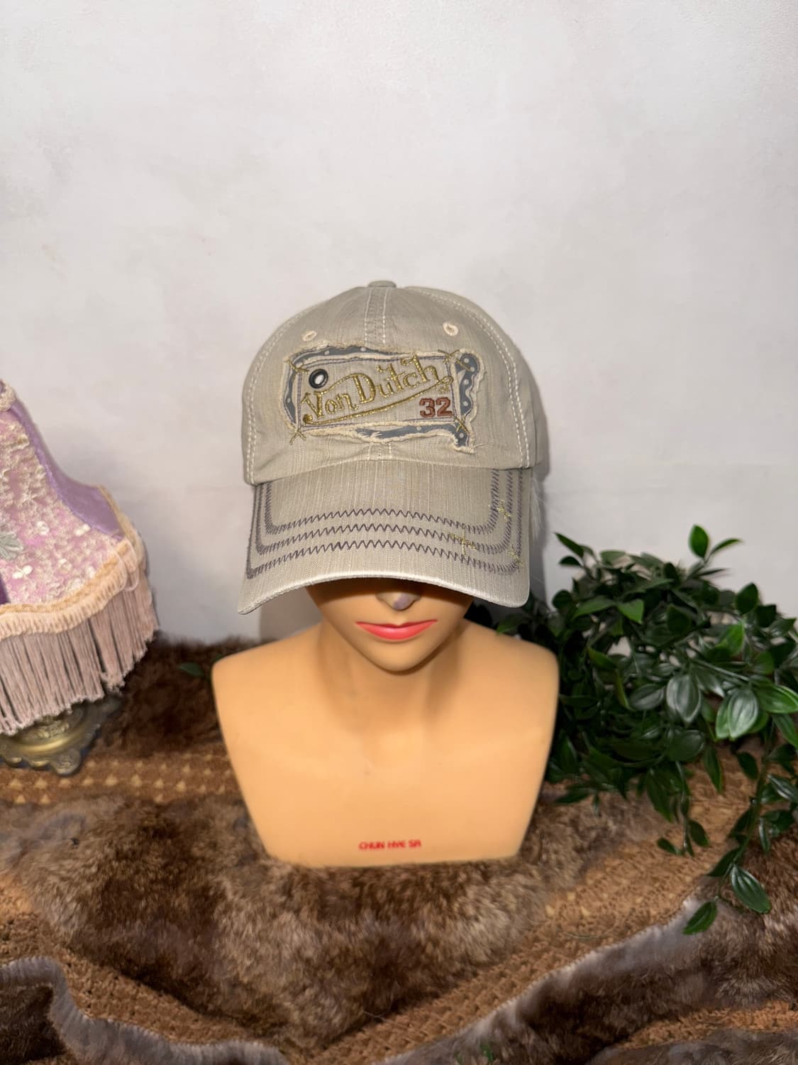 Von Dutch washing gray logo ball cap 상품이미지2