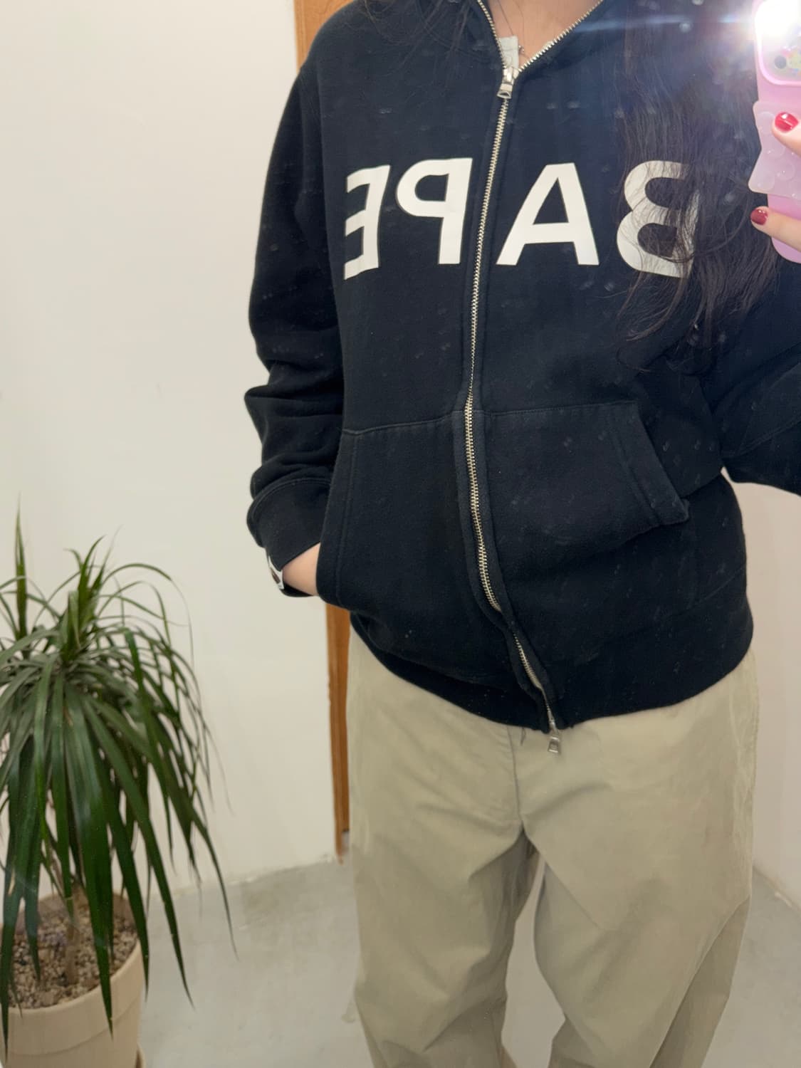 베이프 A BATHING APE Full Zip Hoodie 상품이미지3