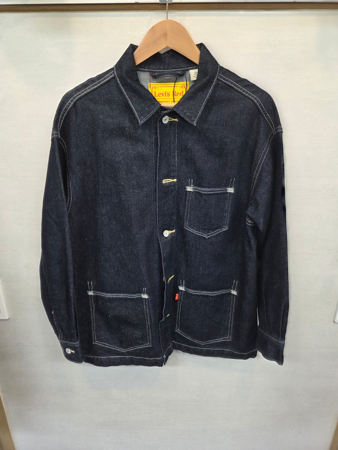 리바이스 레드 데님 초어자켓 m 상품이미지1