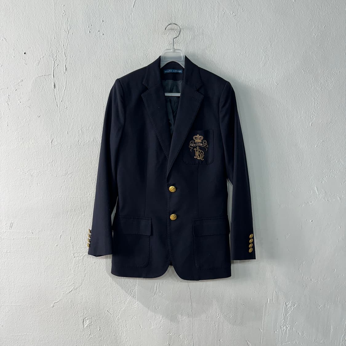 폴로랄프로렌 금장 울자켓 여성XS 상품이미지1