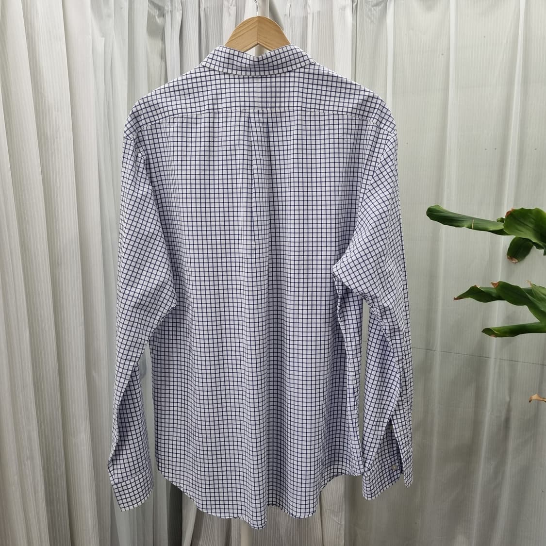 랄프로렌 슬림핏 블루 체크셔츠 1961 상품이미지2