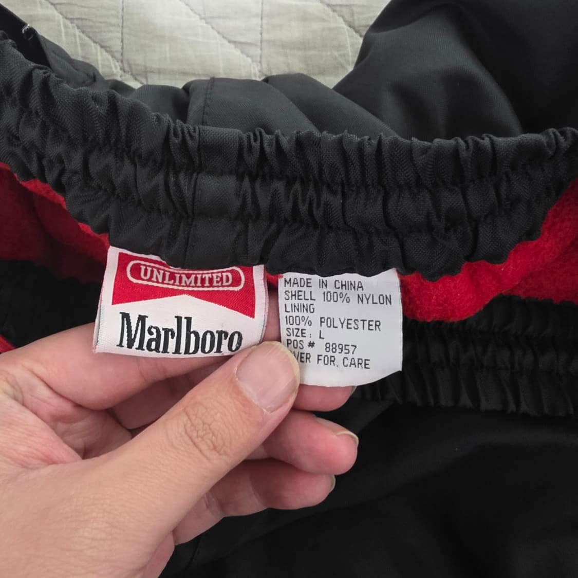 [L] 90s 빈티지 말보로 스키팬츠 블랙 상품이미지6