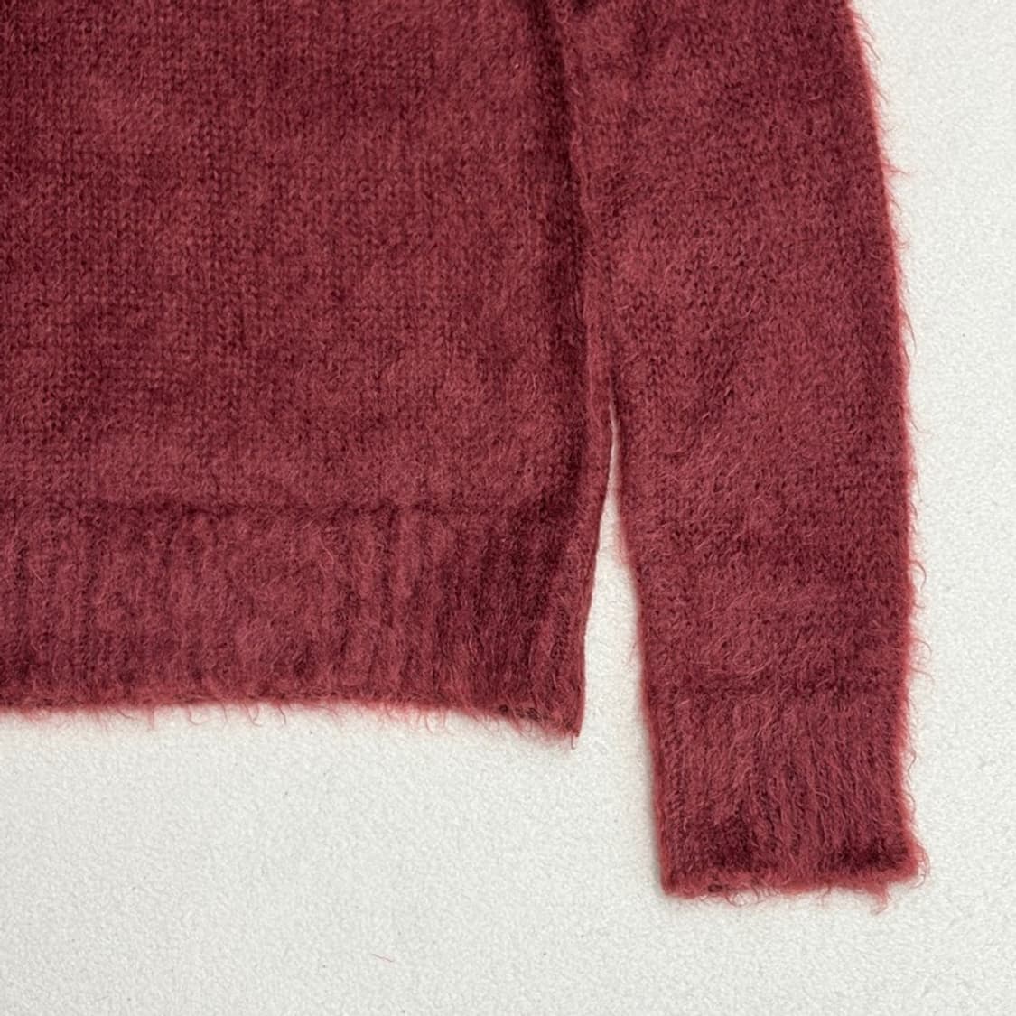 ROOMK 모헤어 니트 스웨터 와인 F 상품이미지2