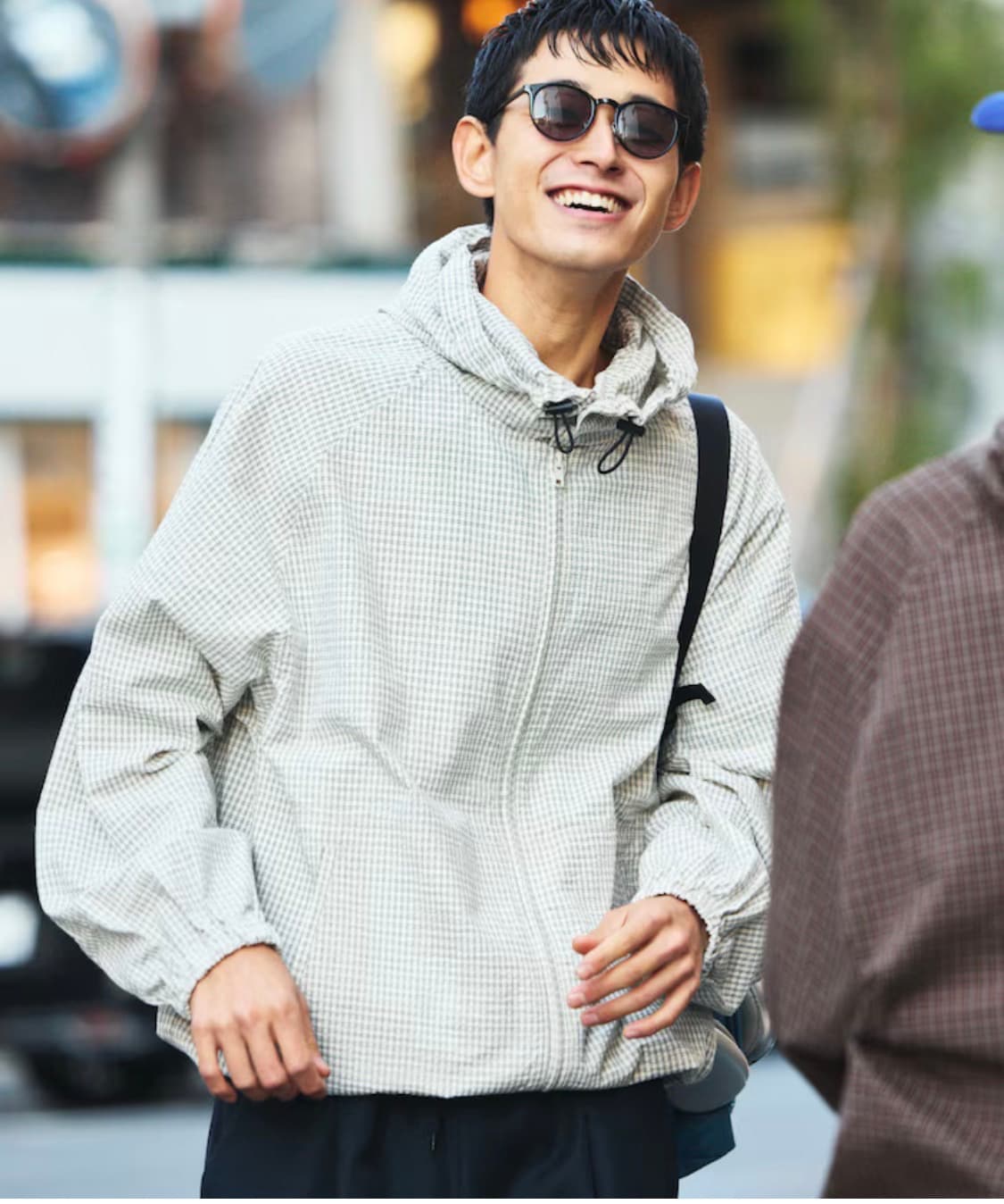 프릭스스토어 체크 바람막이 M 상품이미지4