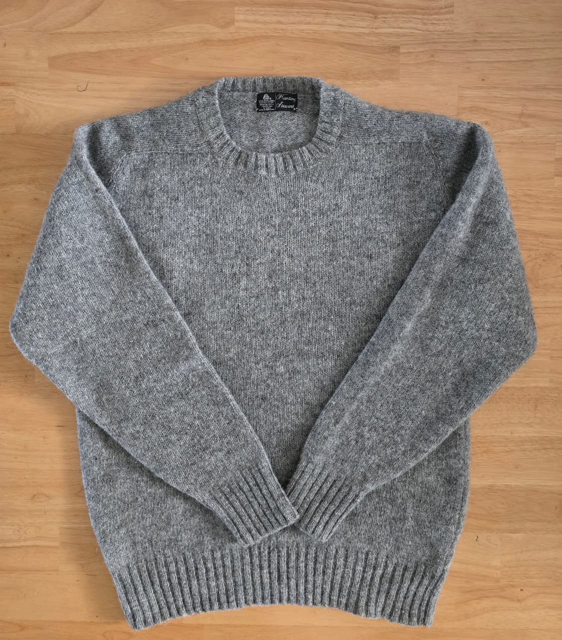 Hunting Stewart 클래식 그레이 울 니트  상품이미지4