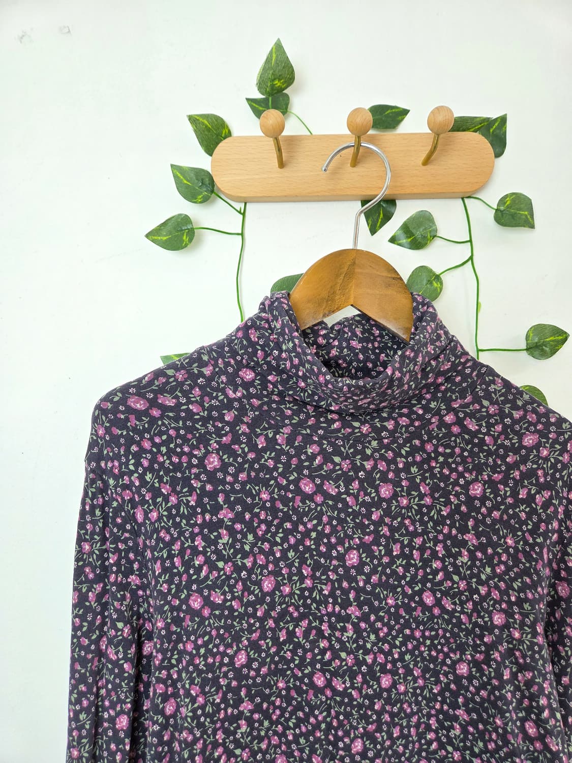 잔꽃 목폴라 슬리브 상품이미지2