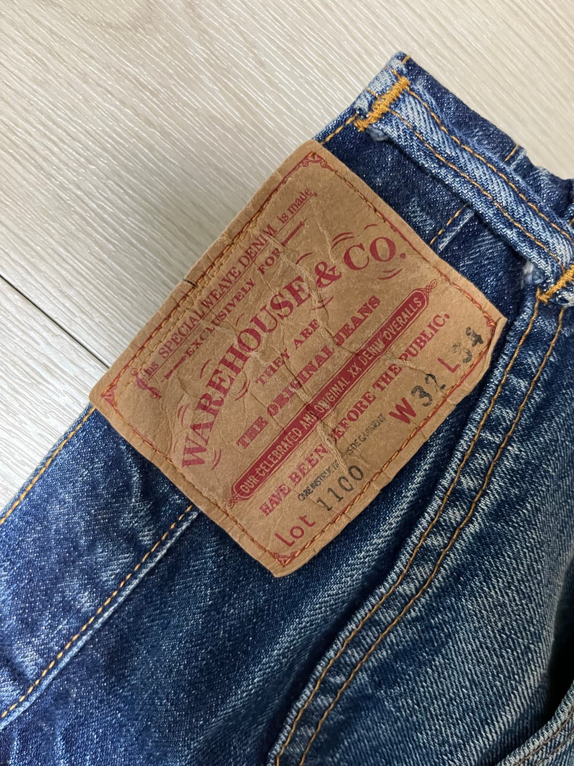 Warehouse & co 데님 팬츠 상품이미지3