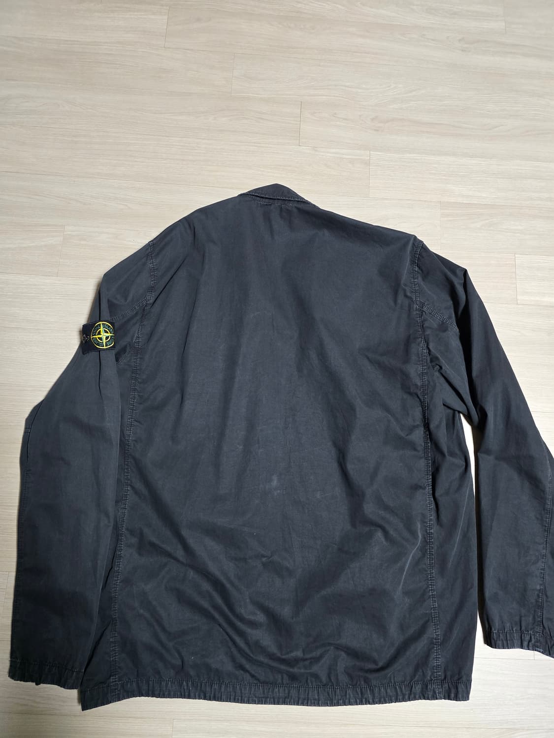 스톤아일랜드 21FW 올드이펙트 오버셔츠 블랙 XXL 상품이미지2