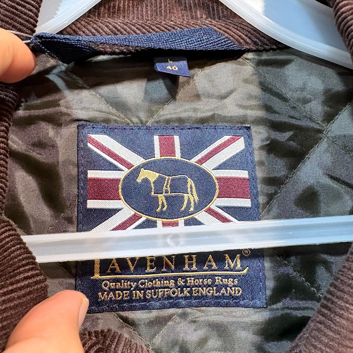 [L] LAVENHAM 라벤램 퀼팅 왁스 자켓 상품이미지5