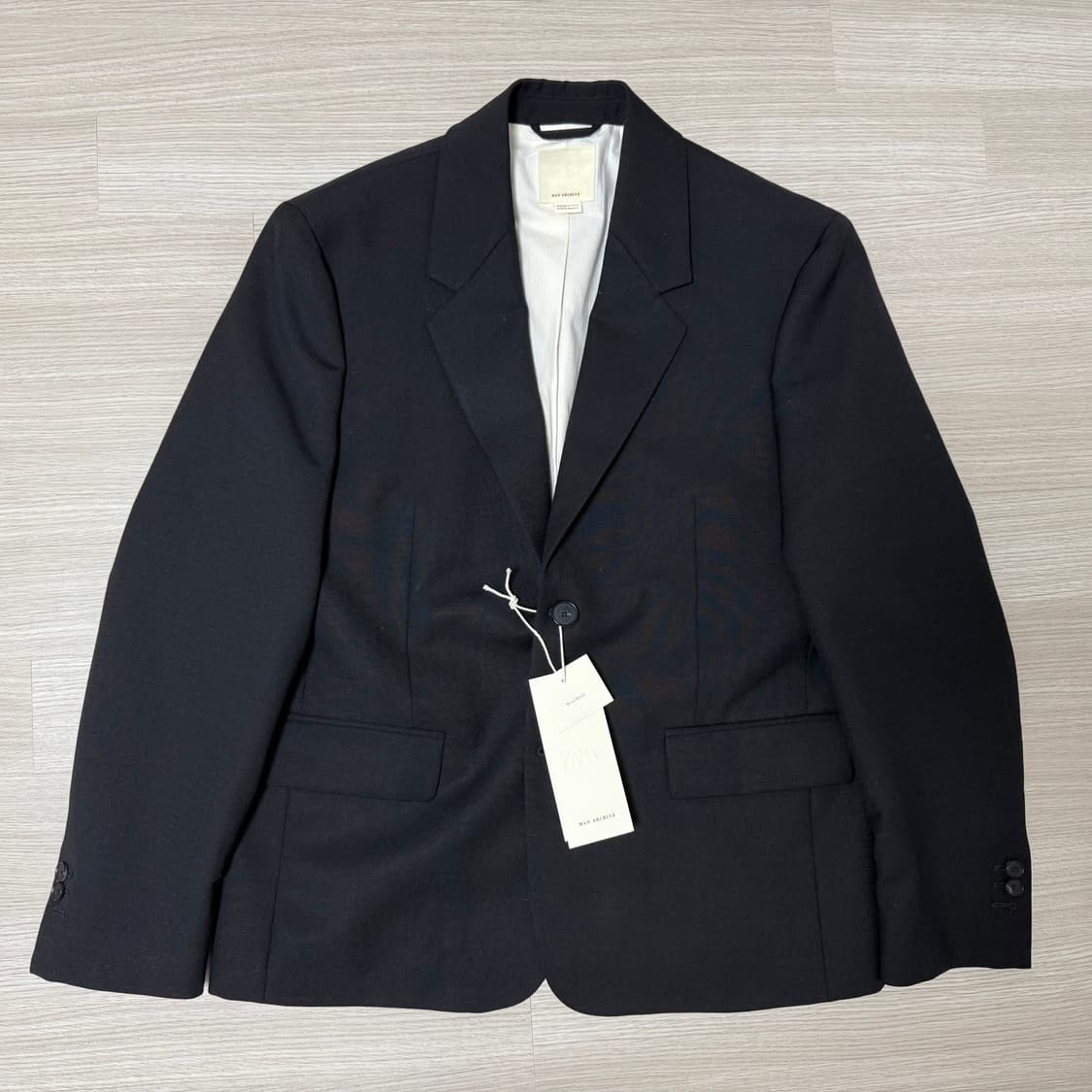 자라 리미티드 에디션 울-비스코스 수트 셋업 정장 새상품 상품이미지4