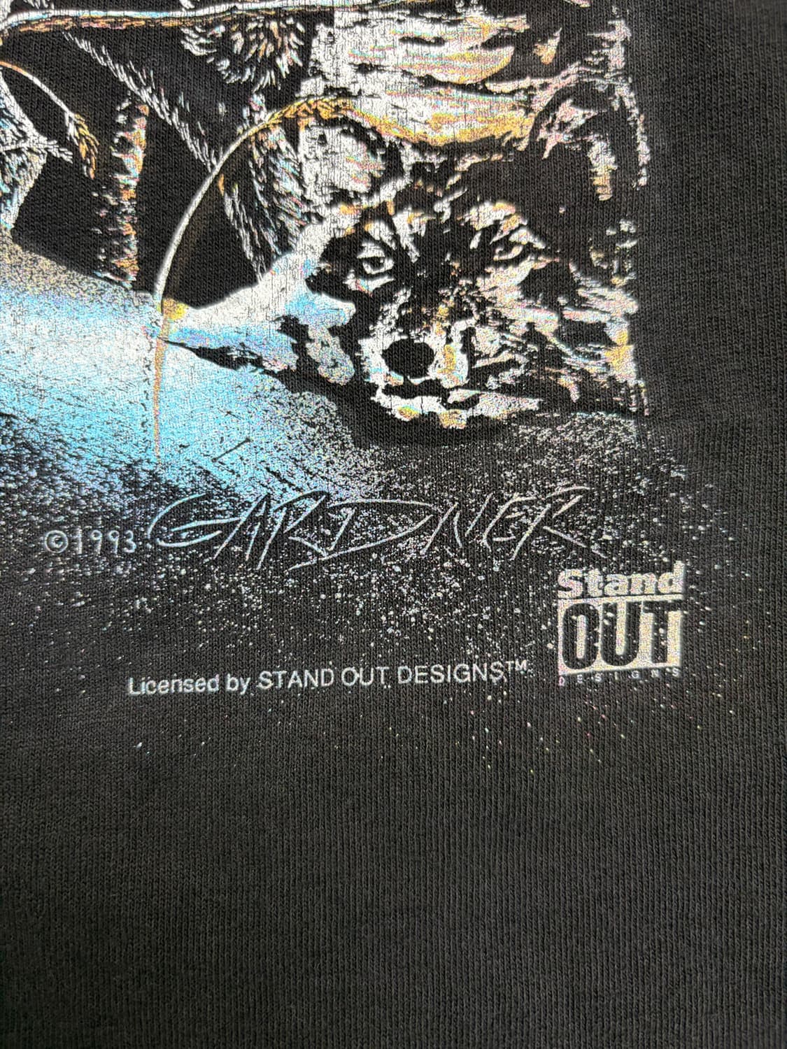 90s Wolves Tee (black) 상품이미지6