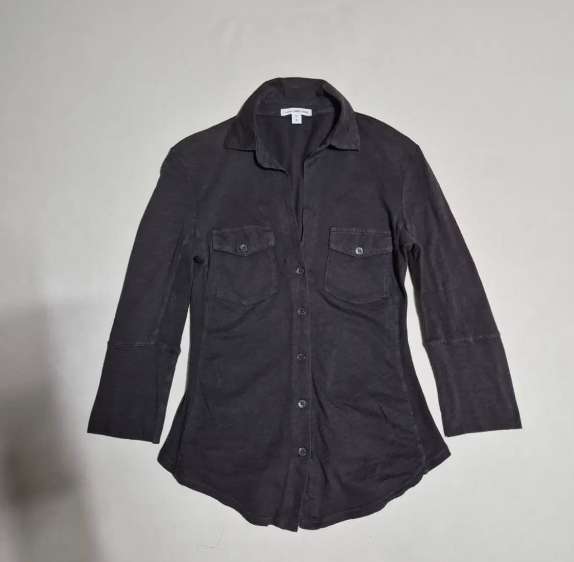 제임스펄스 코튼 셔츠 차콜 상품이미지3