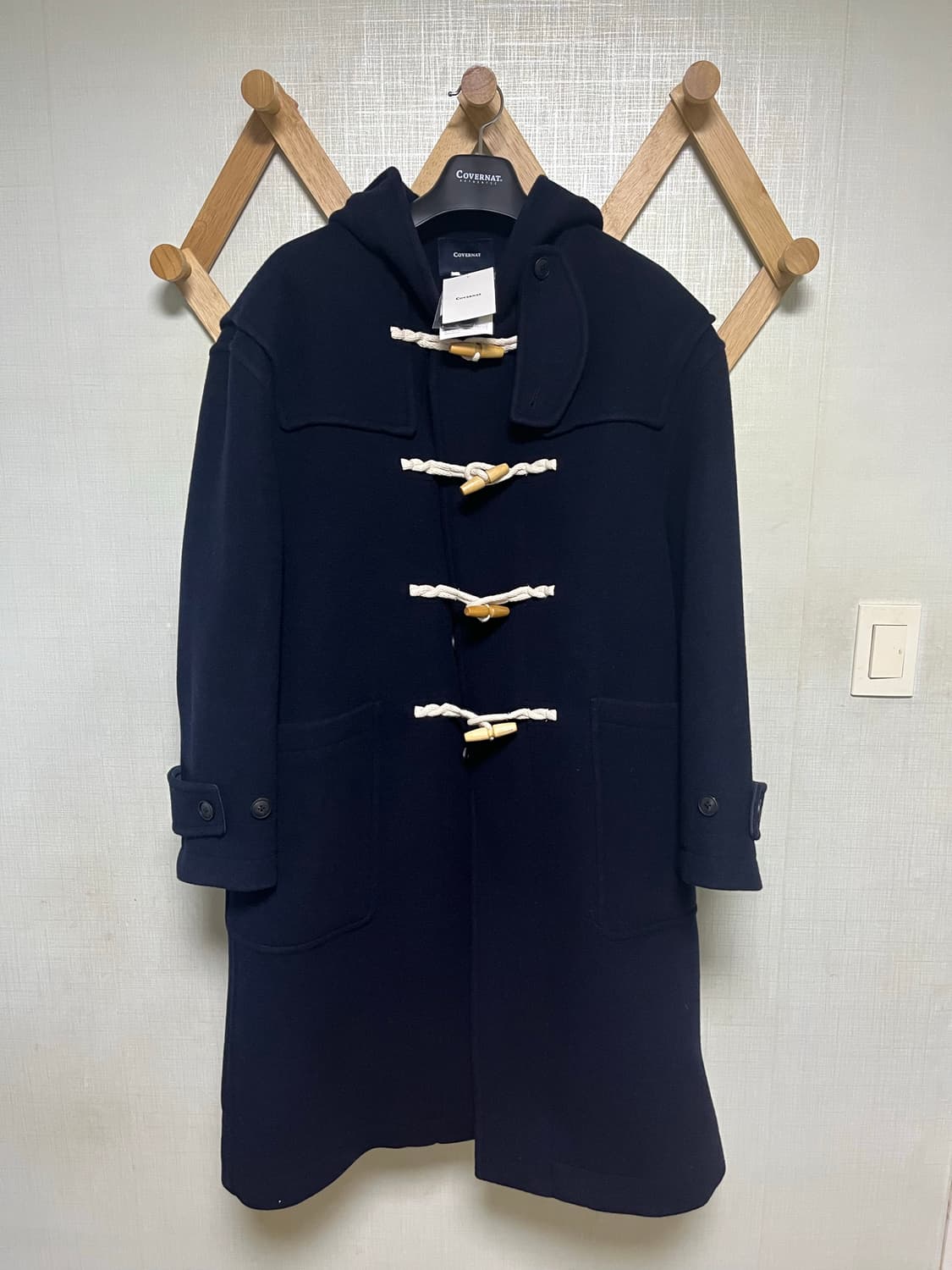 커버낫 울 후드 더플코트 상품이미지3