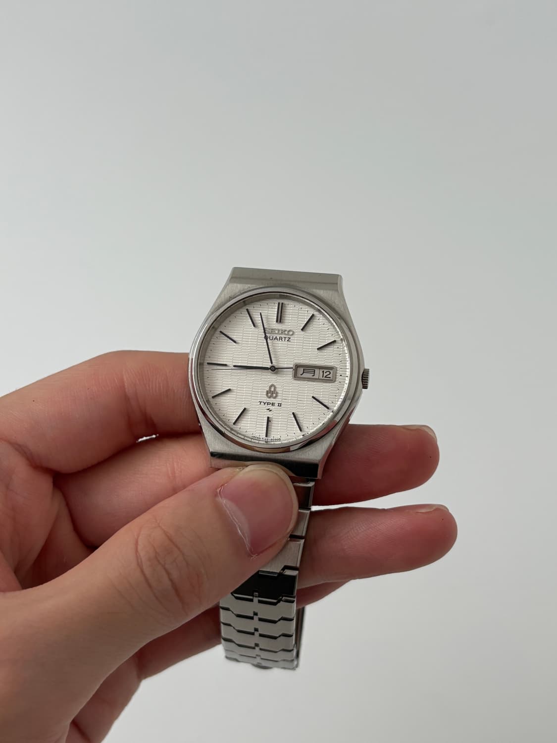 70s TYPE2 texture dial silver quartz 상품이미지3