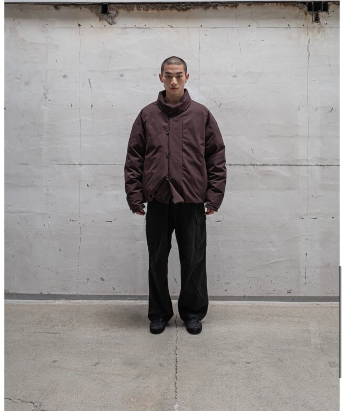 아워셀브스 24fw 구스다운 파카 다크브라운 상품이미지10