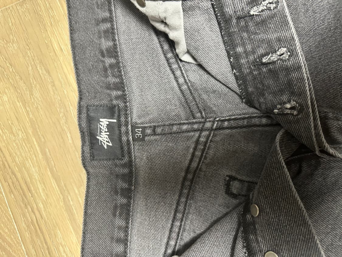 Stussy 블랙 데님 34 상품이미지4