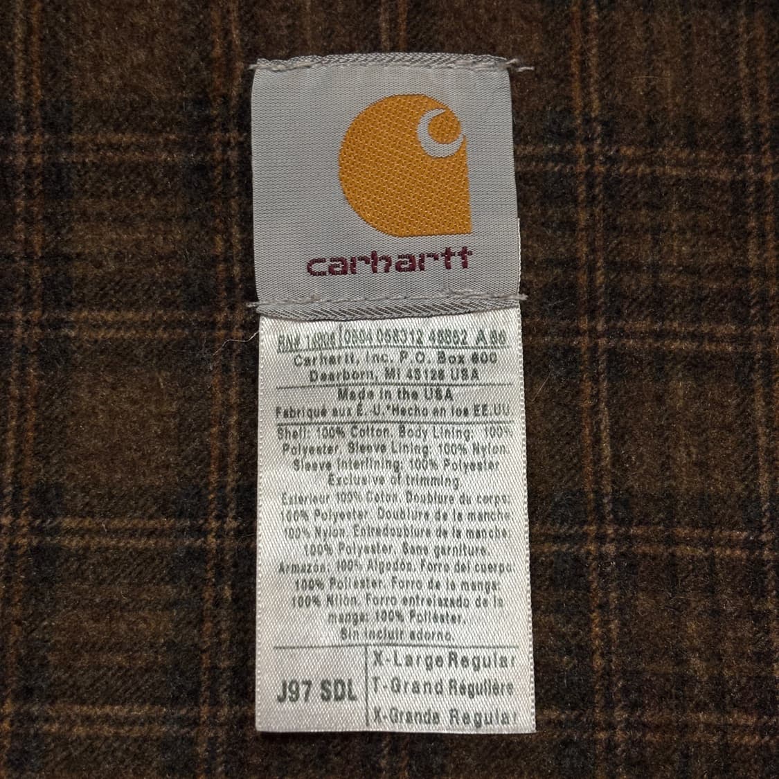 빈티지 칼하트 J97 디트로이트 자켓 SDL 상품이미지4