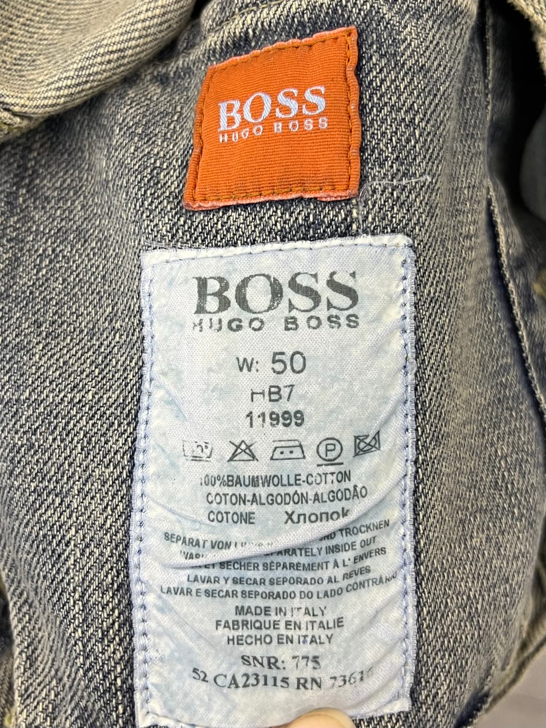 휴고 보스 데님 트러커 자켓 상품이미지9